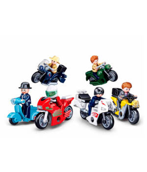 Set 6 Motocicletas (Armable de 398 piezas)