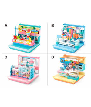 Set 4 Mini Tiendas (Armable de 434 piezas)