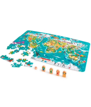 Puzle Juegas y Giras por el Mundo 2x1