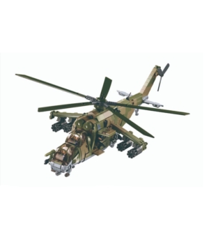 Helicóptero Militar, MI-24S, Escala 1/35, Armable, 893 Piezas