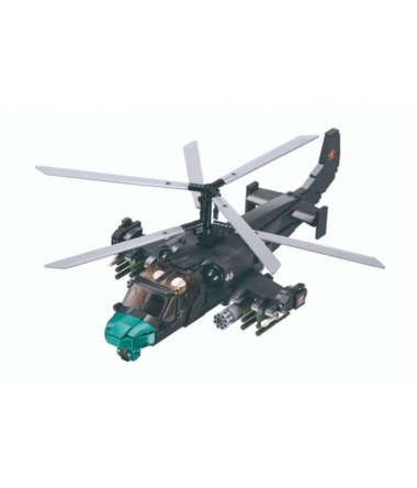 VAJ-SLB-JBXB1138-1 Helicóptero Militar, KA-52S, Escala 1/35, Armable, 913 Piezas