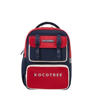 Mochila de niño, doble hebilla y colores combinados